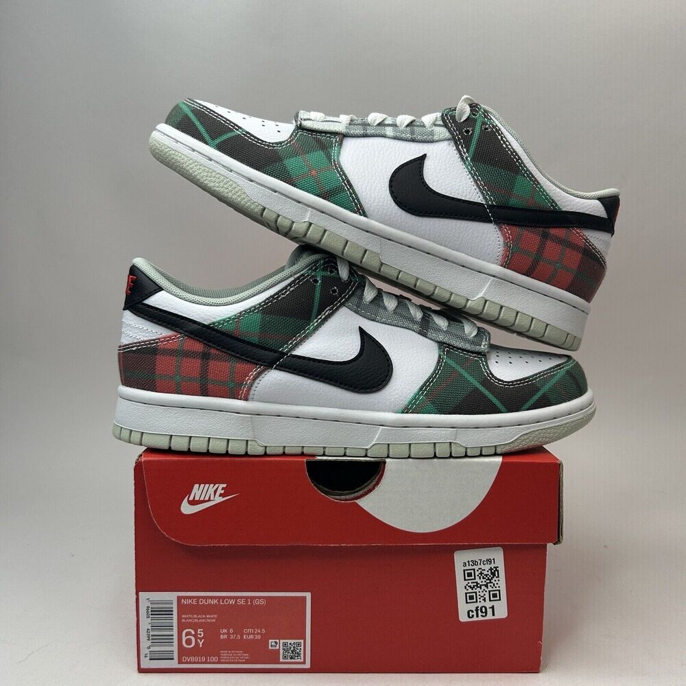 New Nike Dunk Low GS SE 1 “Tartan Plaid” 2023